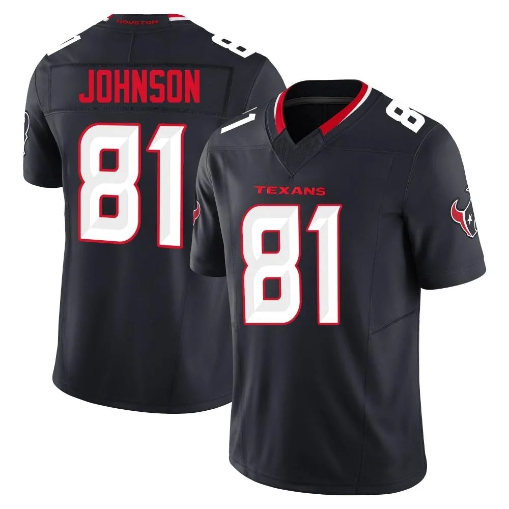Men's Houston Texans Andre Johnson Nike Alternate Vapor F.U.S.E. Limited Navy Jersey Men's Houston Texans Andre Johnson Nike Alternate Vapor F.U.S.E. Limited Navy Jersey