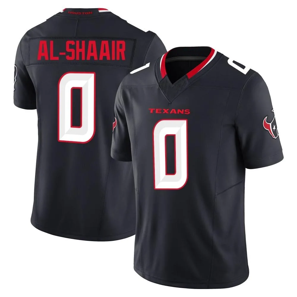 Youth Houston Texans Azeez Al-Shaair Nike Alternate Vapor F.U.S.E. Limited Navy Jersey Youth Houston Texans Azeez Al-Shaair Nike Alternate Vapor F.U.S.E. Limited Navy Jersey