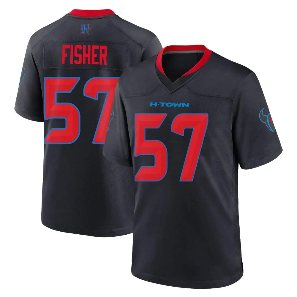 Men's Houston Texans Blake Fisher Nike 2nd Alternate Game Navy Jersey Men's Houston Texans Blake Fisher Nike 2nd Alternate Game Navy Jersey