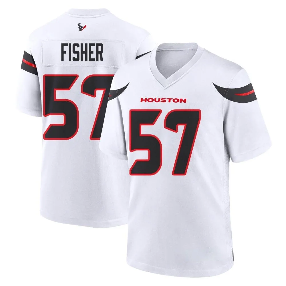Men's Houston Texans Blake Fisher Nike Game White Jersey Men's Houston Texans Blake Fisher Nike Game White Jersey