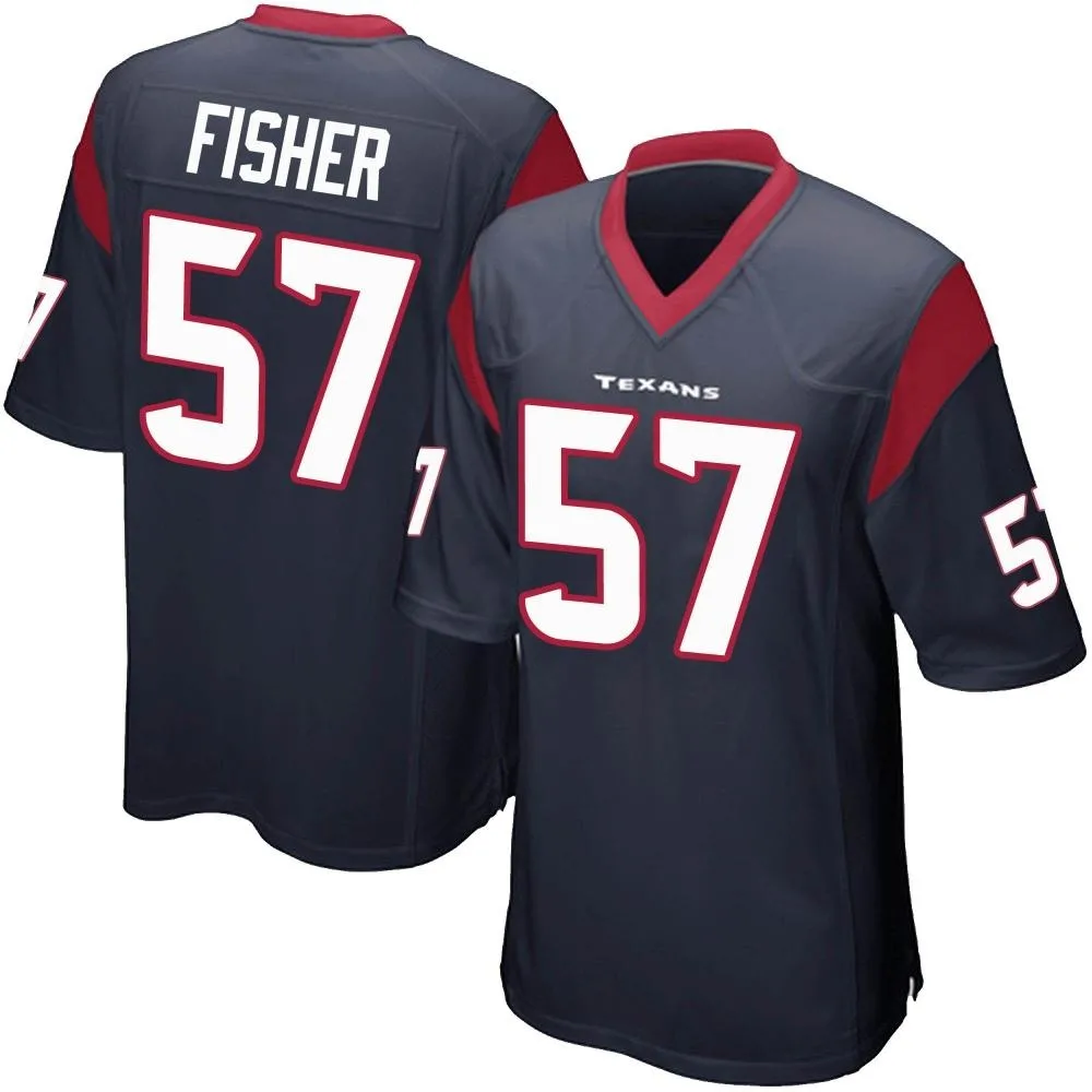 Men's Houston Texans Blake Fisher Nike Team Color Game Navy Blue Jersey Men's Houston Texans Blake Fisher Nike Team Color Game Navy Blue Jersey