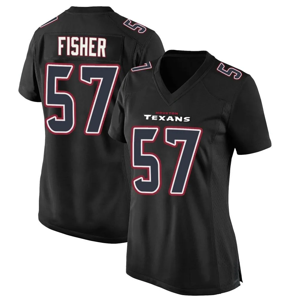 Women's Houston Texans Blake Fisher Nike Fashion Game Black Jersey Women's Houston Texans Blake Fisher Nike Fashion Game Black Jersey