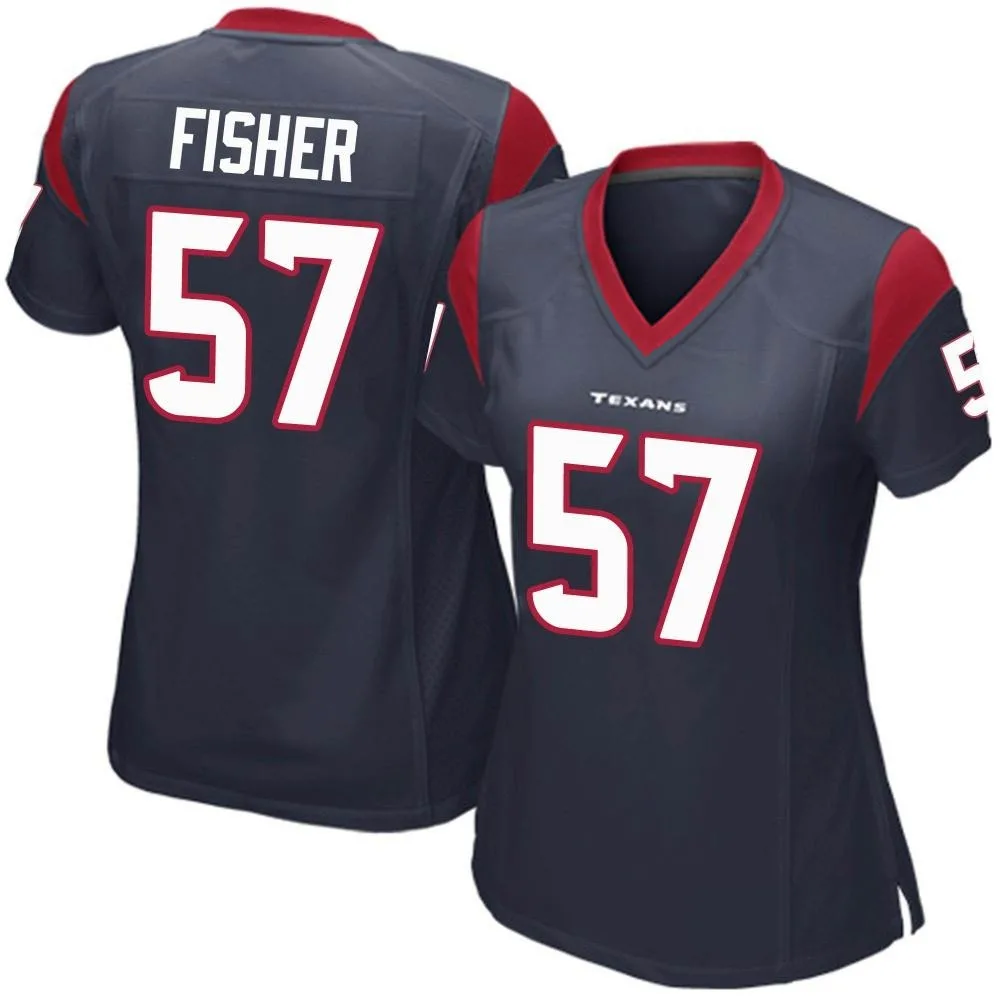 Women's Houston Texans Blake Fisher Nike Team Color Game Navy Blue Jersey Women's Houston Texans Blake Fisher Nike Team Color Game Navy Blue Jersey
