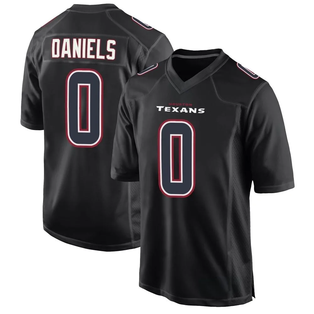 Men's Houston Texans Braeden Daniels Nike Fashion Game Black Jersey Men's Houston Texans Braeden Daniels Nike Fashion Game Black Jersey