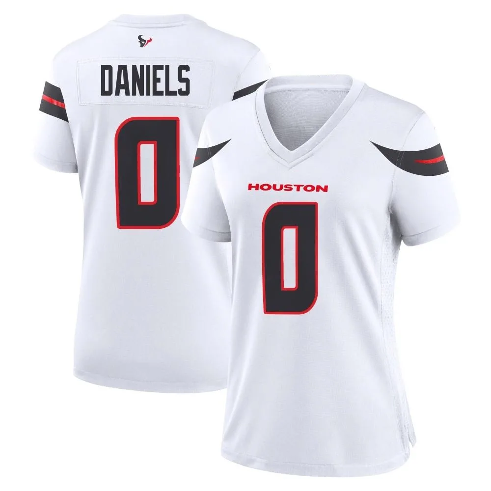 Women's Houston Texans Braeden Daniels Nike Game White Jersey Women's Houston Texans Braeden Daniels Nike Game White Jersey