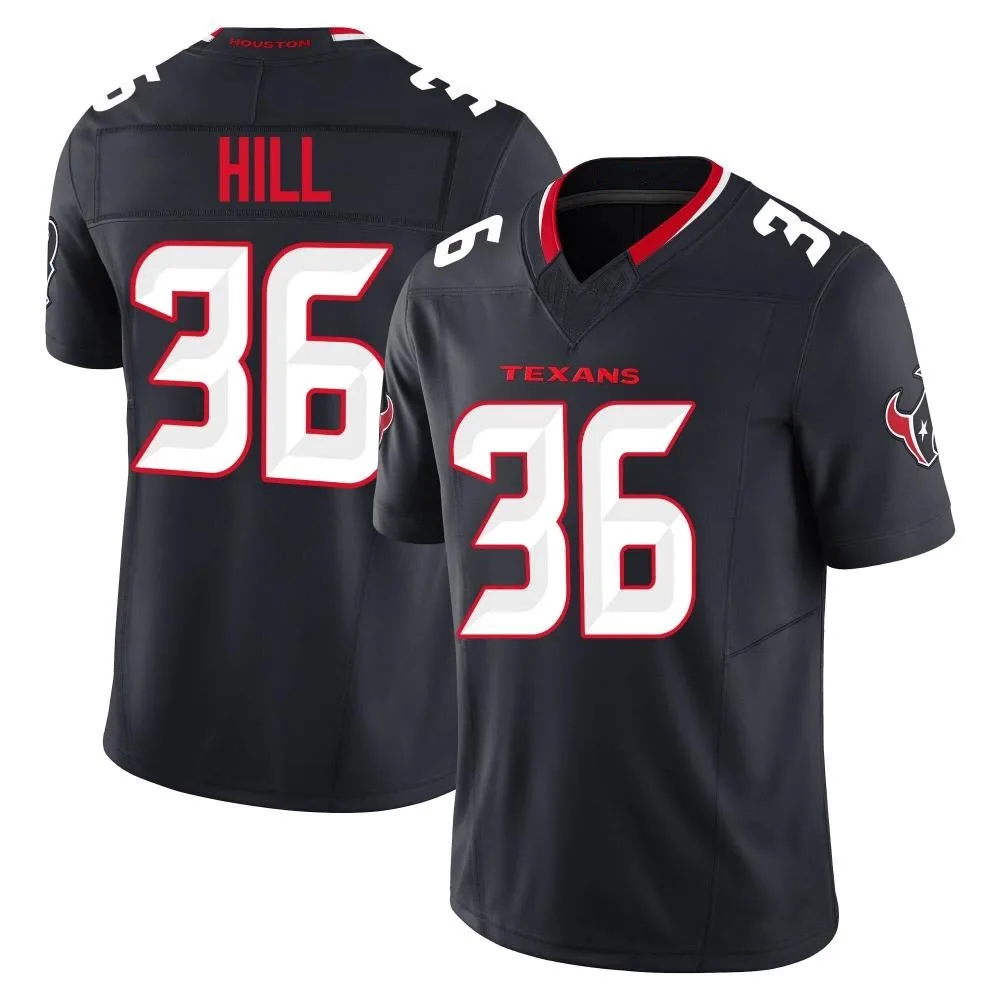 Men's Houston Texans Brandon Hill Nike Alternate Vapor F.U.S.E. Limited Navy Jersey Men's Houston Texans Brandon Hill Nike Alternate Vapor F.U.S.E. Limited Navy Jersey