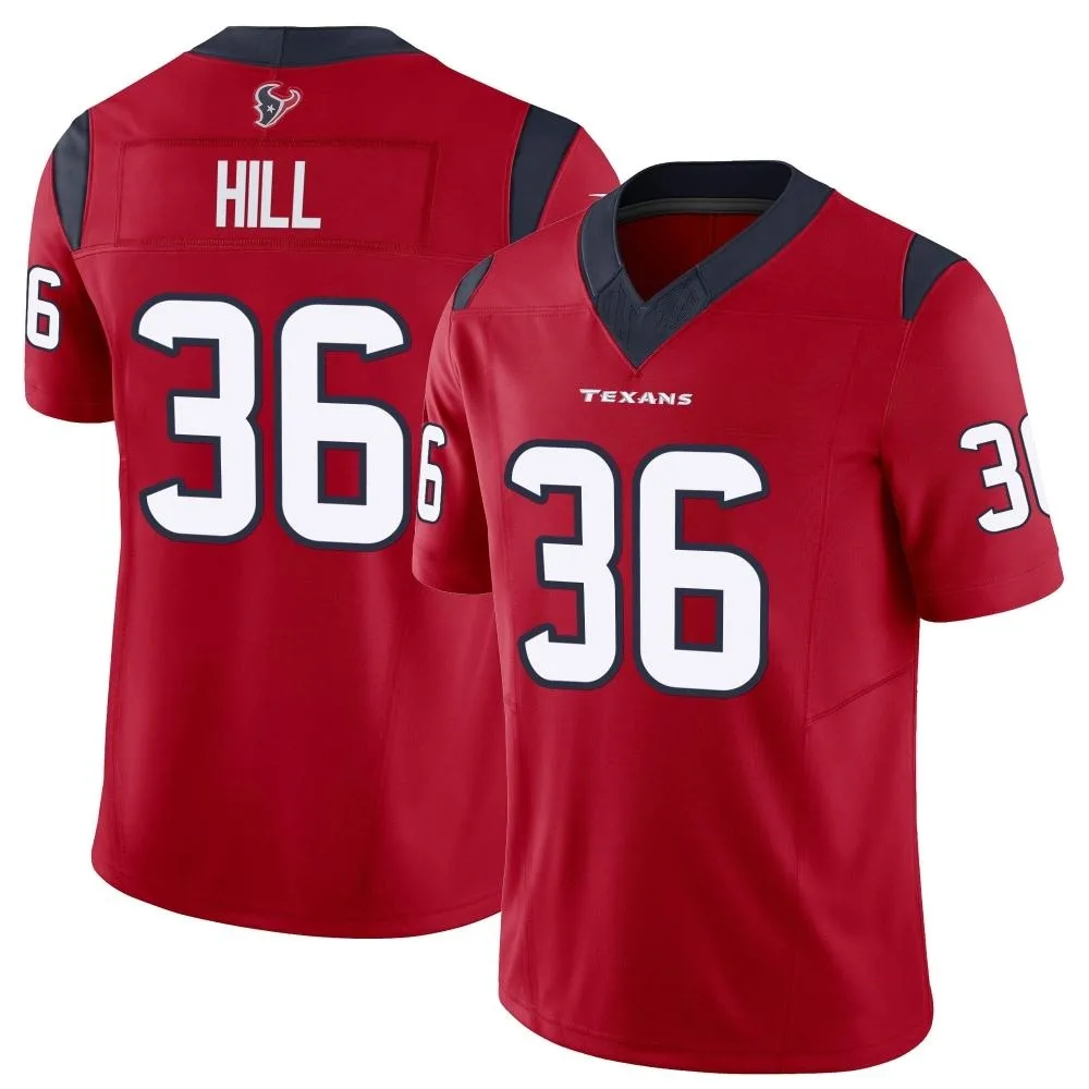 Men's Houston Texans Brandon Hill Nike Vapor F.U.S.E. Limited Red Jersey Men's Houston Texans Brandon Hill Nike Vapor F.U.S.E. Limited Red Jersey