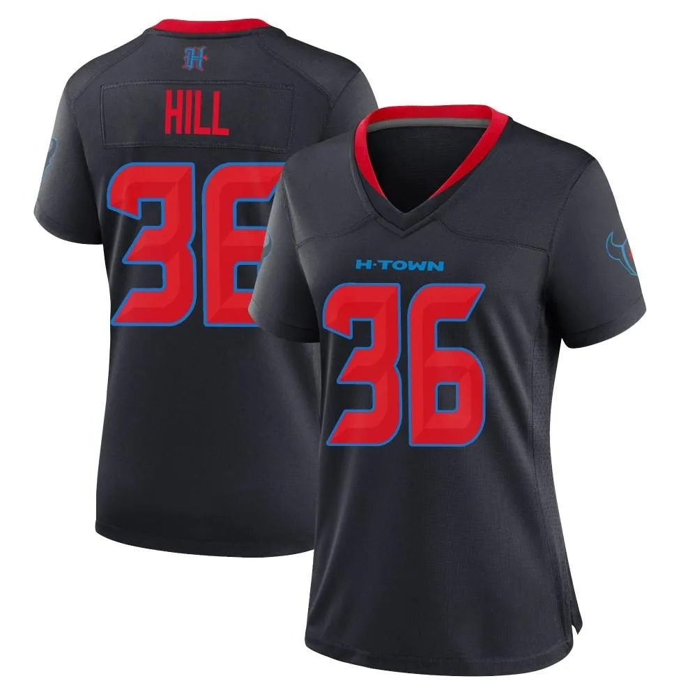 Women's Houston Texans Brandon Hill Nike 2nd Alternate Game Navy Jersey Women's Houston Texans Brandon Hill Nike 2nd Alternate Game Navy Jersey