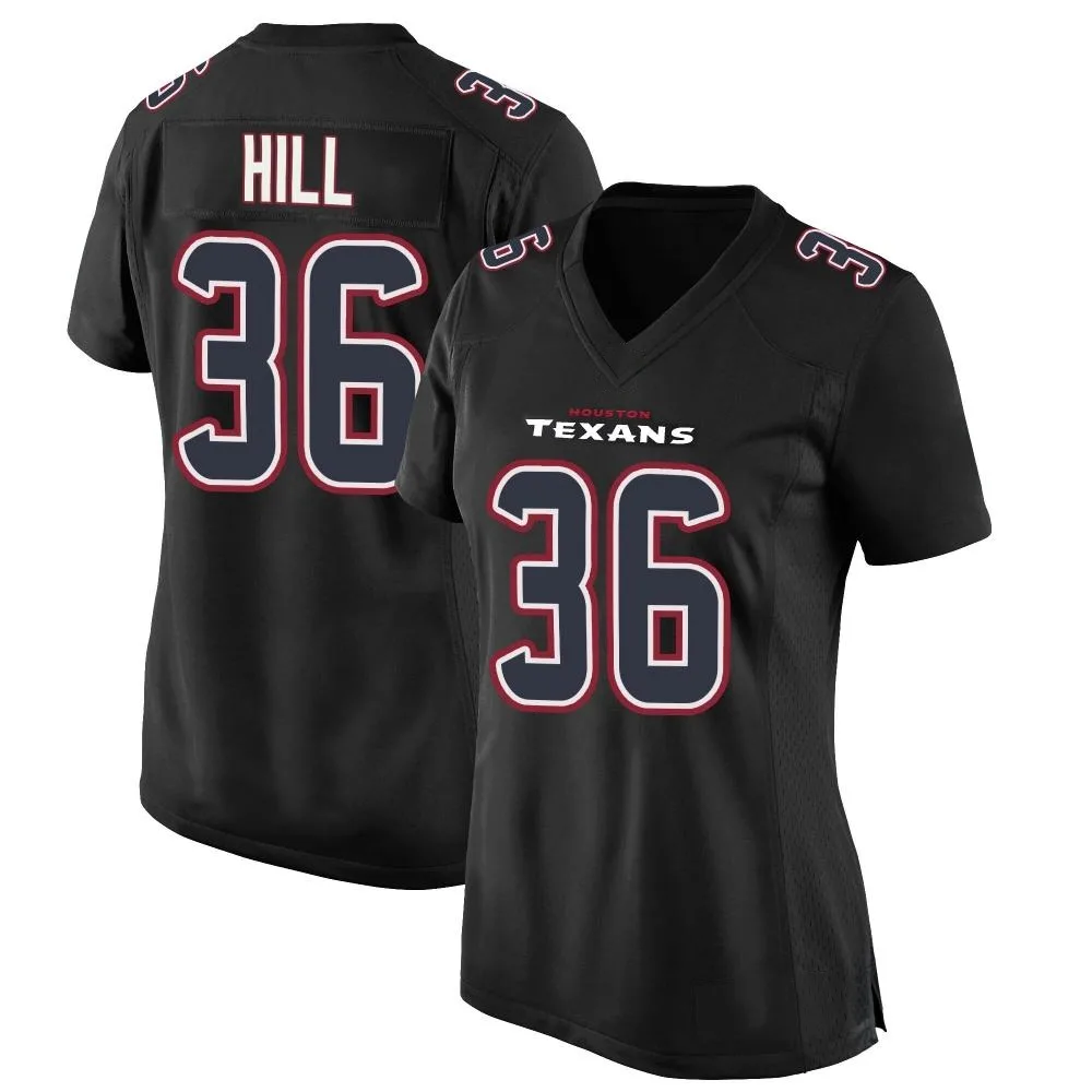 Women's Houston Texans Brandon Hill Nike Fashion Game Black Jersey Women's Houston Texans Brandon Hill Nike Fashion Game Black Jersey