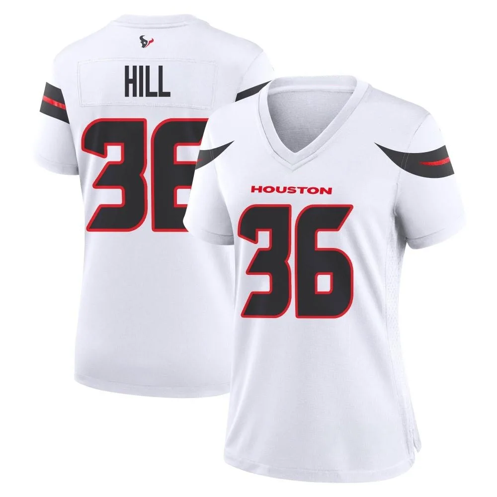 Women's Houston Texans Brandon Hill Nike Game White Jersey Women's Houston Texans Brandon Hill Nike Game White Jersey