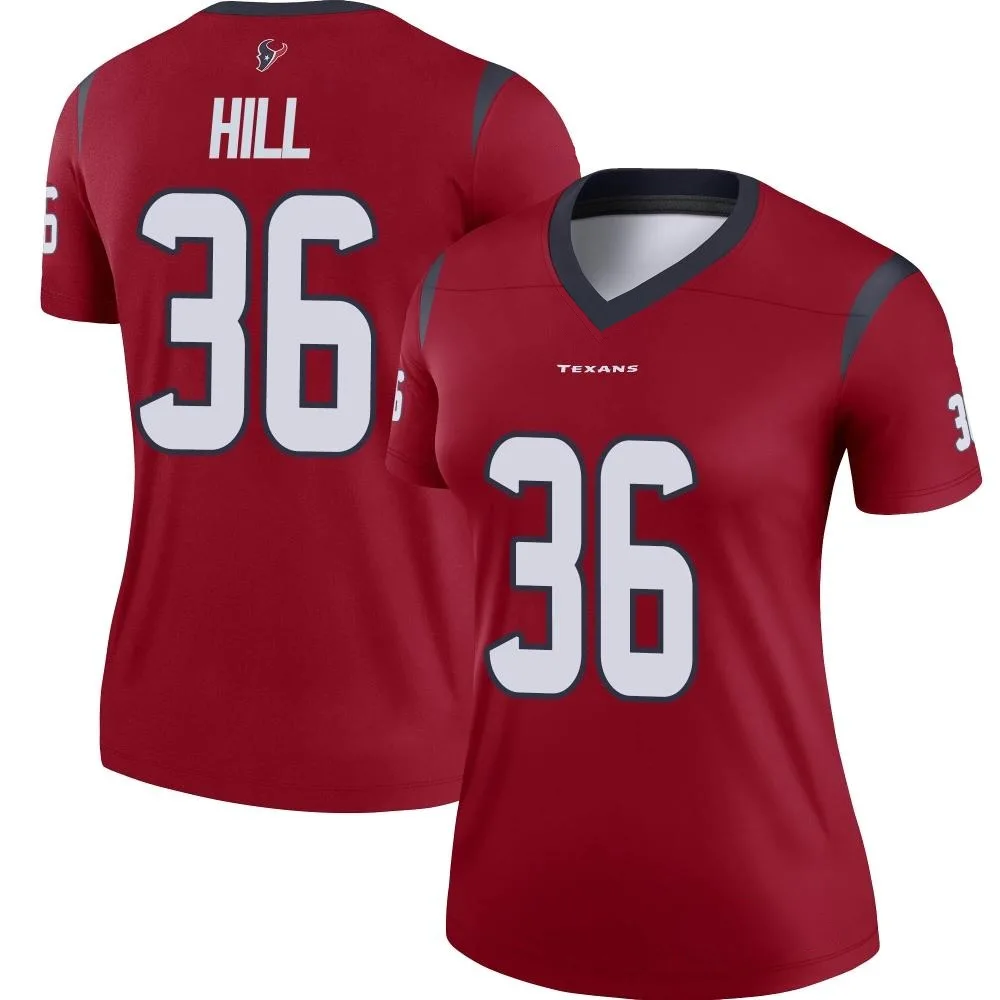 Women's Houston Texans Brandon Hill Nike Legend Red Jersey Women's Houston Texans Brandon Hill Nike Legend Red Jersey