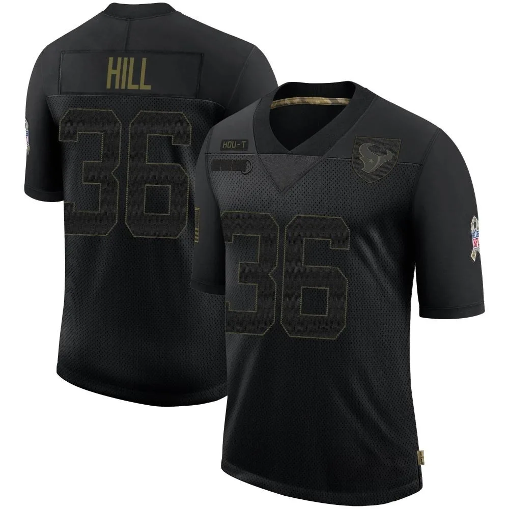 Youth Houston Texans Brandon Hill Nike 2020 Salute To Service Limited Black Jersey Youth Houston Texans Brandon Hill Nike 2020 Salute To Service Limited Black Jersey