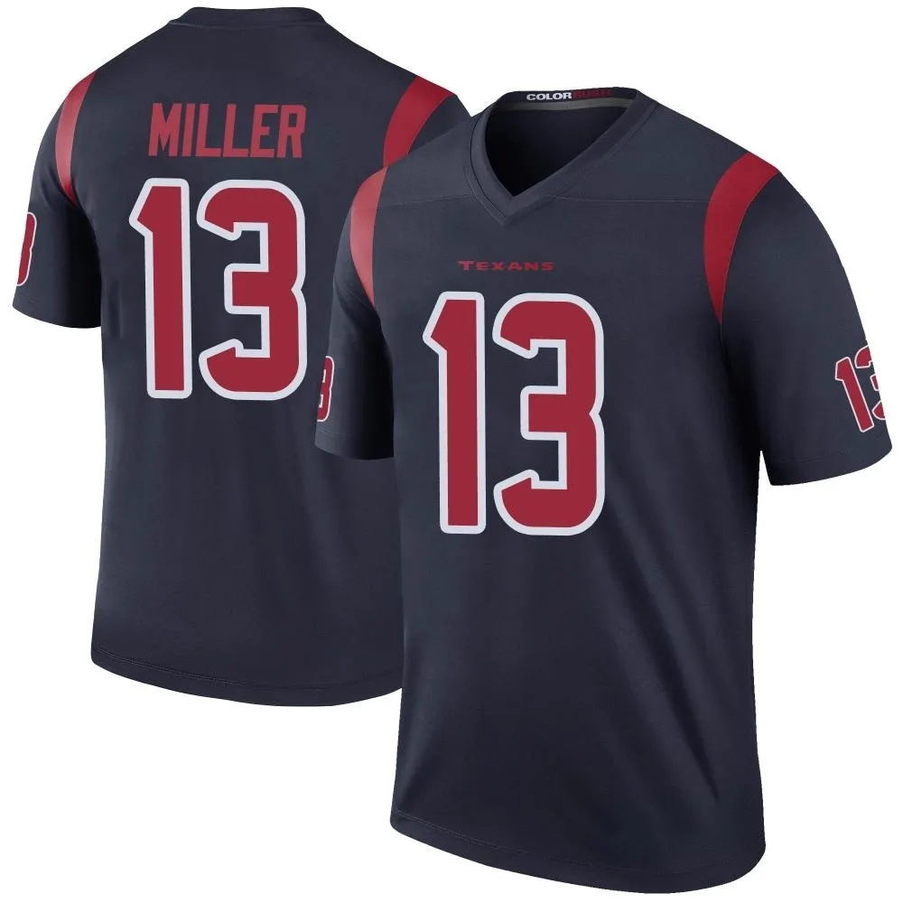 Men's Houston Texans Braxton Miller Nike Color Rush Legend Navy Jersey Men's Houston Texans Braxton Miller Nike Color Rush Legend Navy Jersey