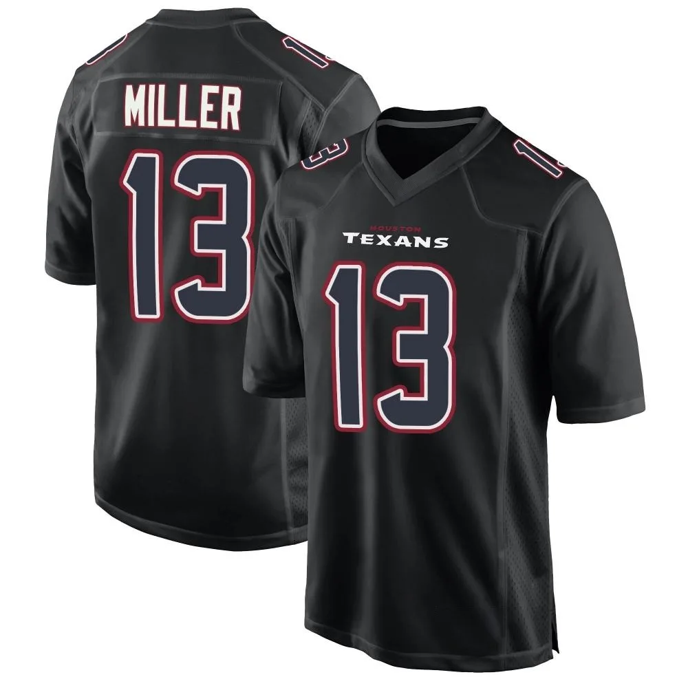 Men's Houston Texans Braxton Miller Nike Fashion Game Black Jersey Men's Houston Texans Braxton Miller Nike Fashion Game Black Jersey