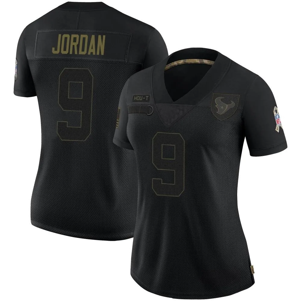 Women's Houston Texans Brevin Jordan Nike 2020 Salute To Service Limited Black Jersey Women's Houston Texans Brevin Jordan Nike 2020 Salute To Service Limited Black Jersey
