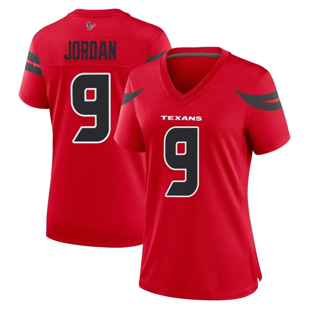 Women's Houston Texans Brevin Jordan Nike Alternate Game Red Jersey Women's Houston Texans Brevin Jordan Nike Alternate Game Red Jersey