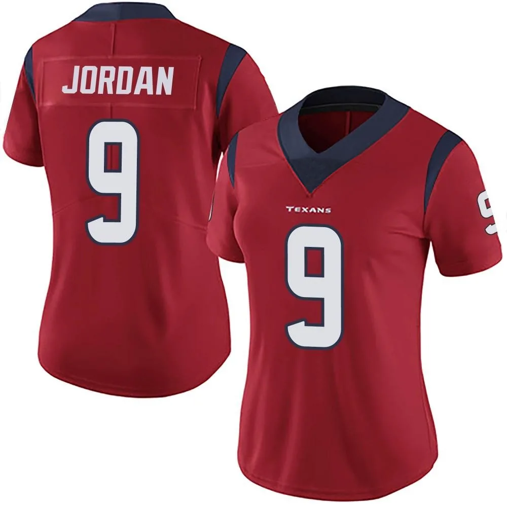 Women's Houston Texans Brevin Jordan Nike Alternate Vapor Untouchable Limited Red Jersey Women's Houston Texans Brevin Jordan Nike Alternate Vapor Untouchable Limited Red Jersey