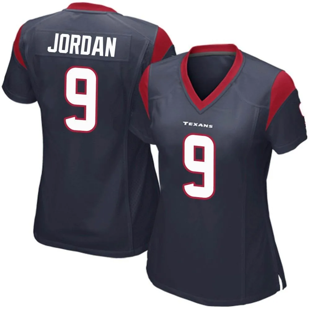 Women's Houston Texans Brevin Jordan Nike Team Color Game Navy Blue Jersey Women's Houston Texans Brevin Jordan Nike Team Color Game Navy Blue Jersey
