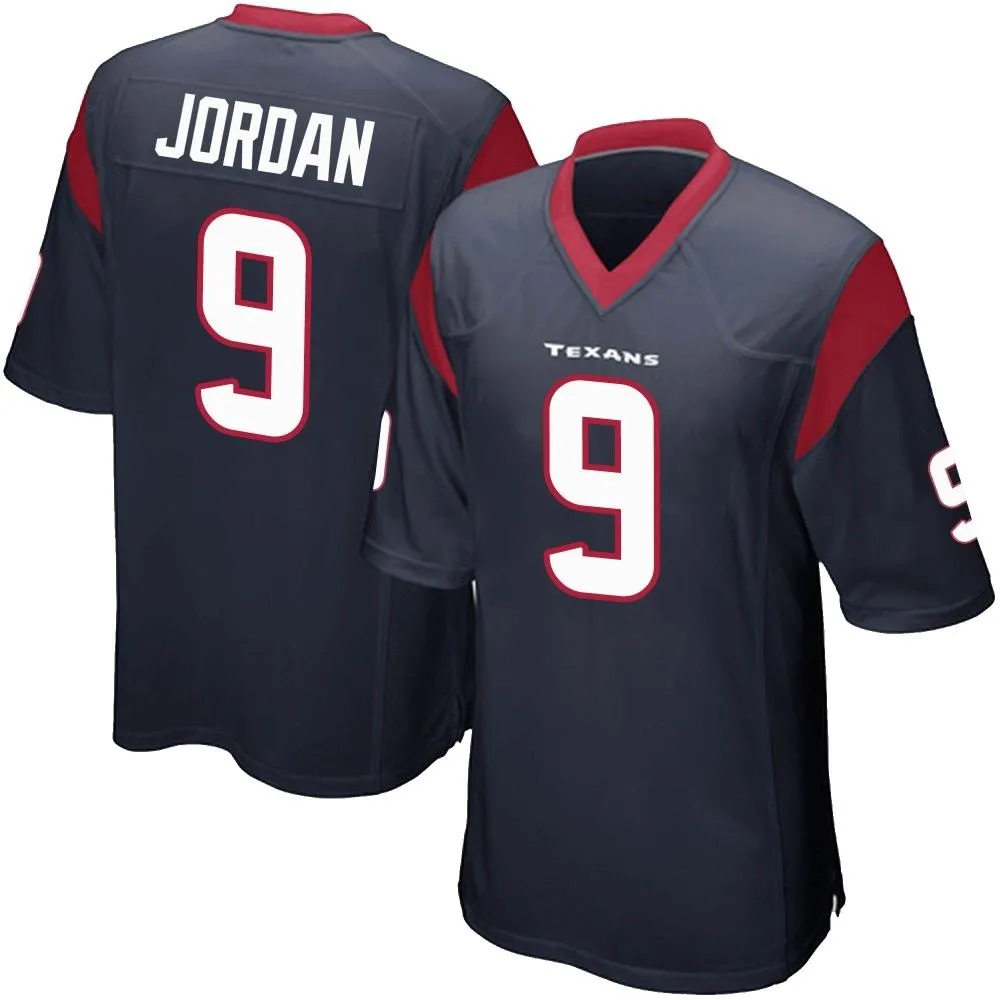 Youth Houston Texans Brevin Jordan Nike Team Color Game Navy Blue Jersey Youth Houston Texans Brevin Jordan Nike Team Color Game Navy Blue Jersey