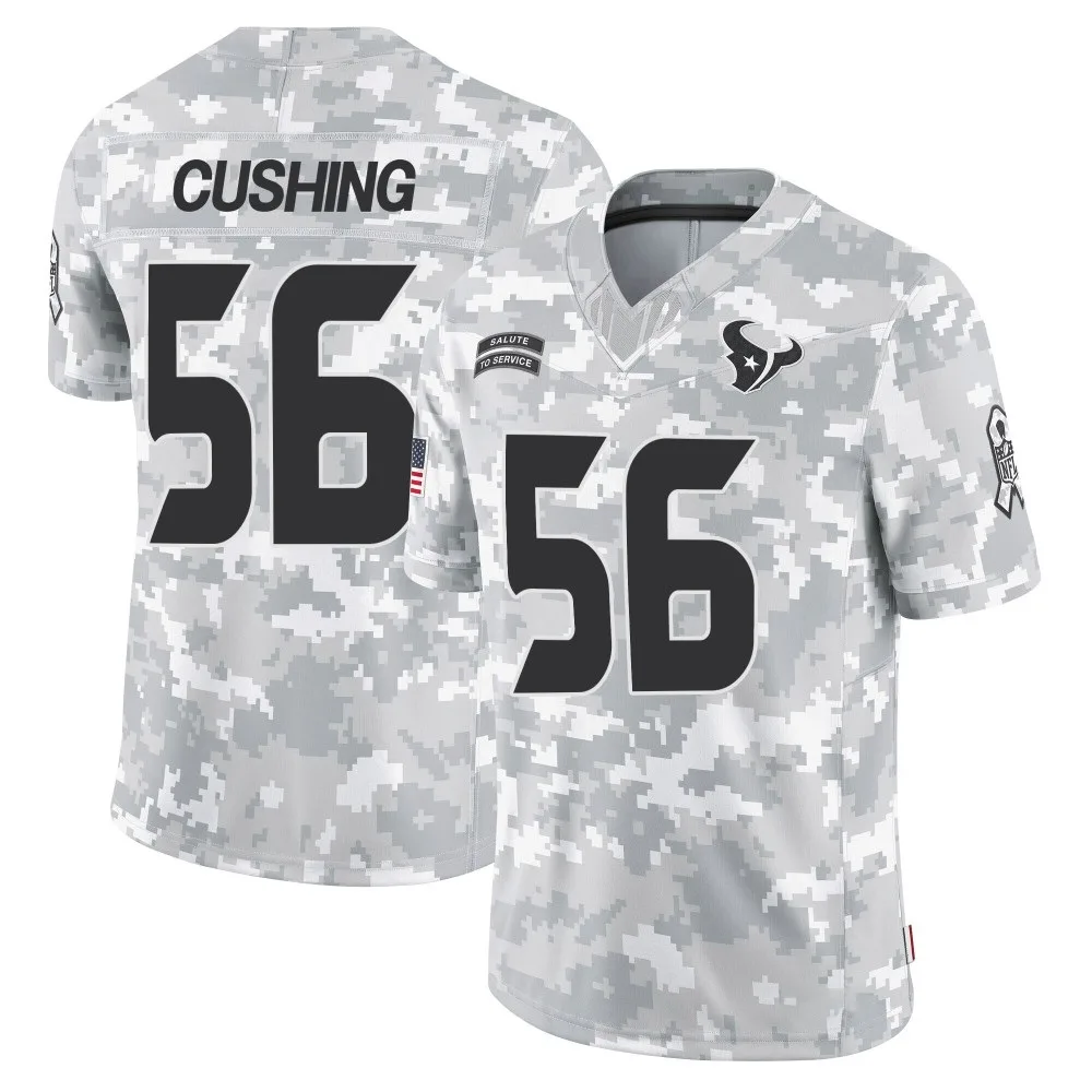 Men's Houston Texans Brian Cushing Nike 2024 Salute to Service Limited Arctic Camo Jersey Men's Houston Texans Brian Cushing Nike 2024 Salute to Service Limited Arctic Camo Jersey