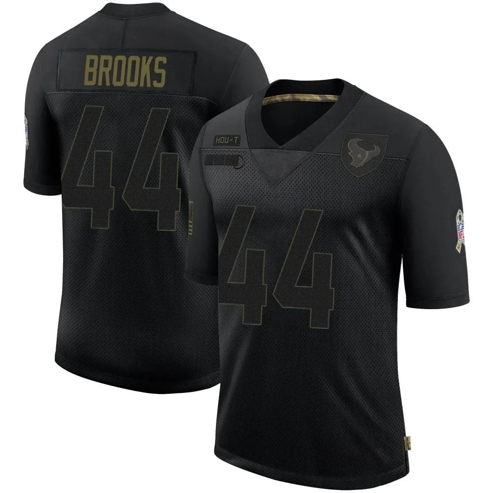 Men's Houston Texans British Brooks Nike 2020 Salute To Service Limited Black Jersey Men's Houston Texans British Brooks Nike 2020 Salute To Service Limited Black Jersey
