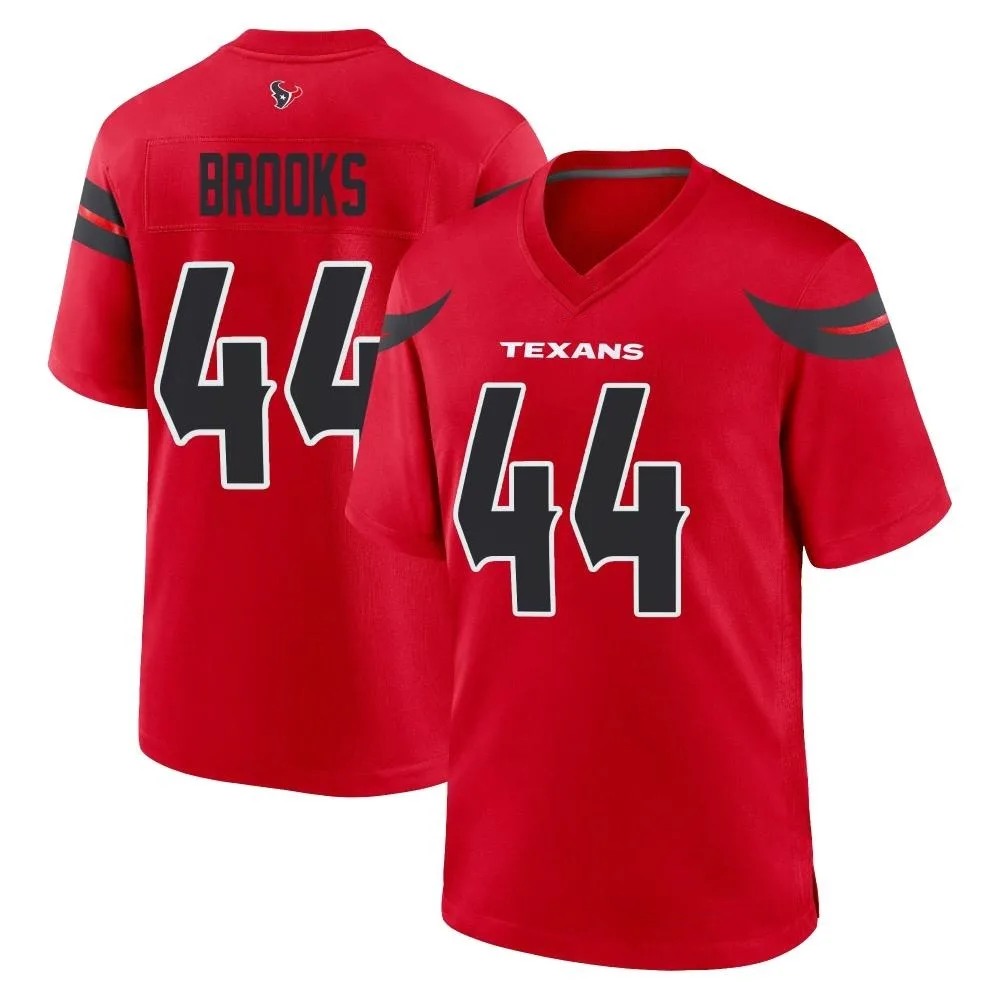 Men's Houston Texans British Brooks Nike Alternate Game Red Jersey Men's Houston Texans British Brooks Nike Alternate Game Red Jersey
