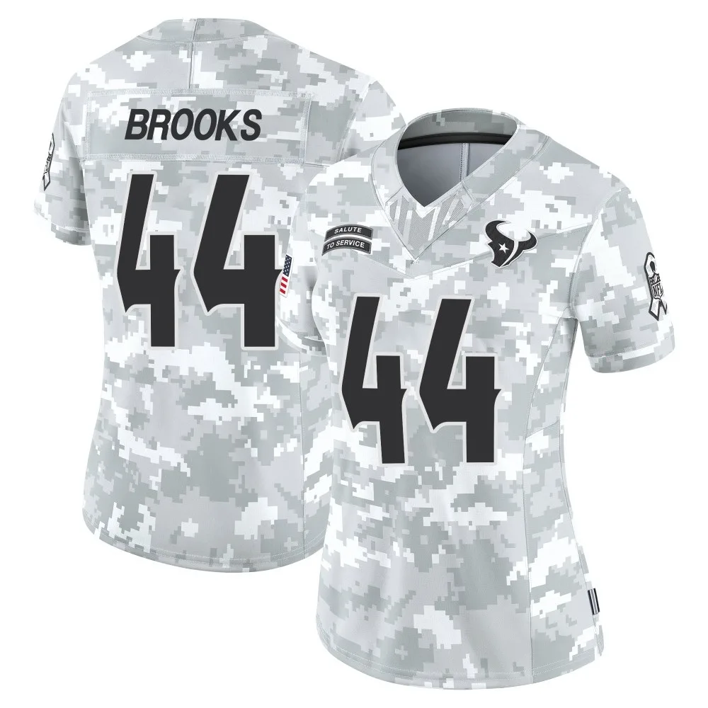 Women's Houston Texans British Brooks Nike 2024 Salute to Service Limited Arctic Camo Jersey Women's Houston Texans British Brooks Nike 2024 Salute to Service Limited Arctic Camo Jersey