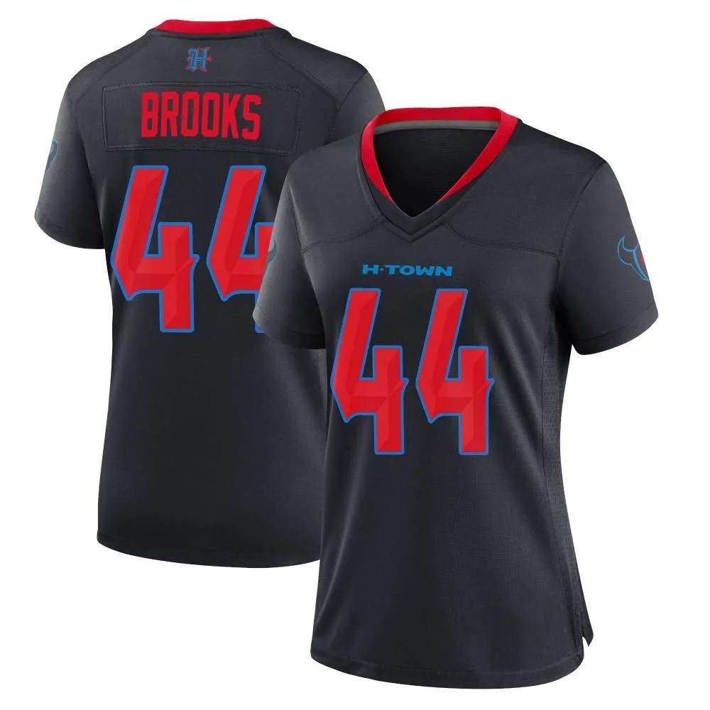 Women's Houston Texans British Brooks Nike 2nd Alternate Game Navy Jersey Women's Houston Texans British Brooks Nike 2nd Alternate Game Navy Jersey