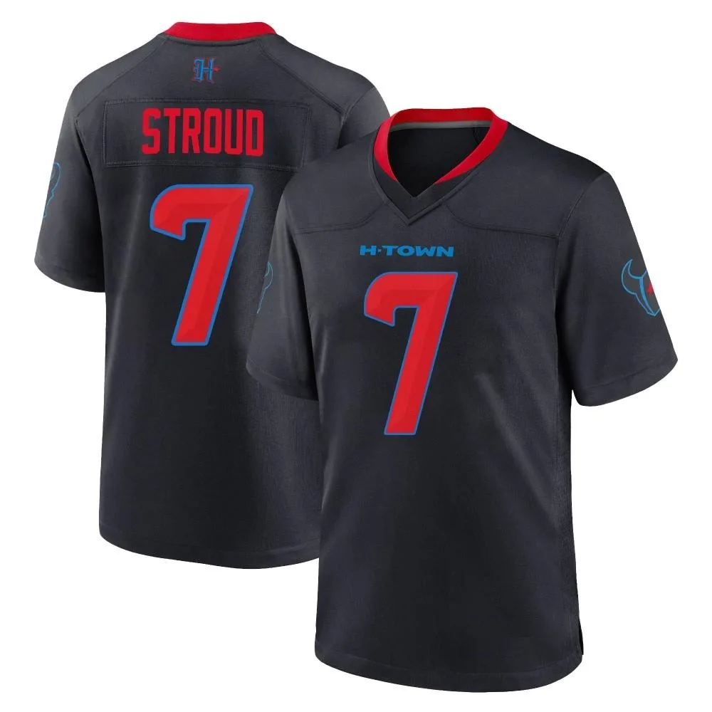 Men's Houston Texans C.j. Stroud Nike 2nd Alternate Game Navy Jersey Men's Houston Texans C.j. Stroud Nike 2nd Alternate Game Navy Jersey