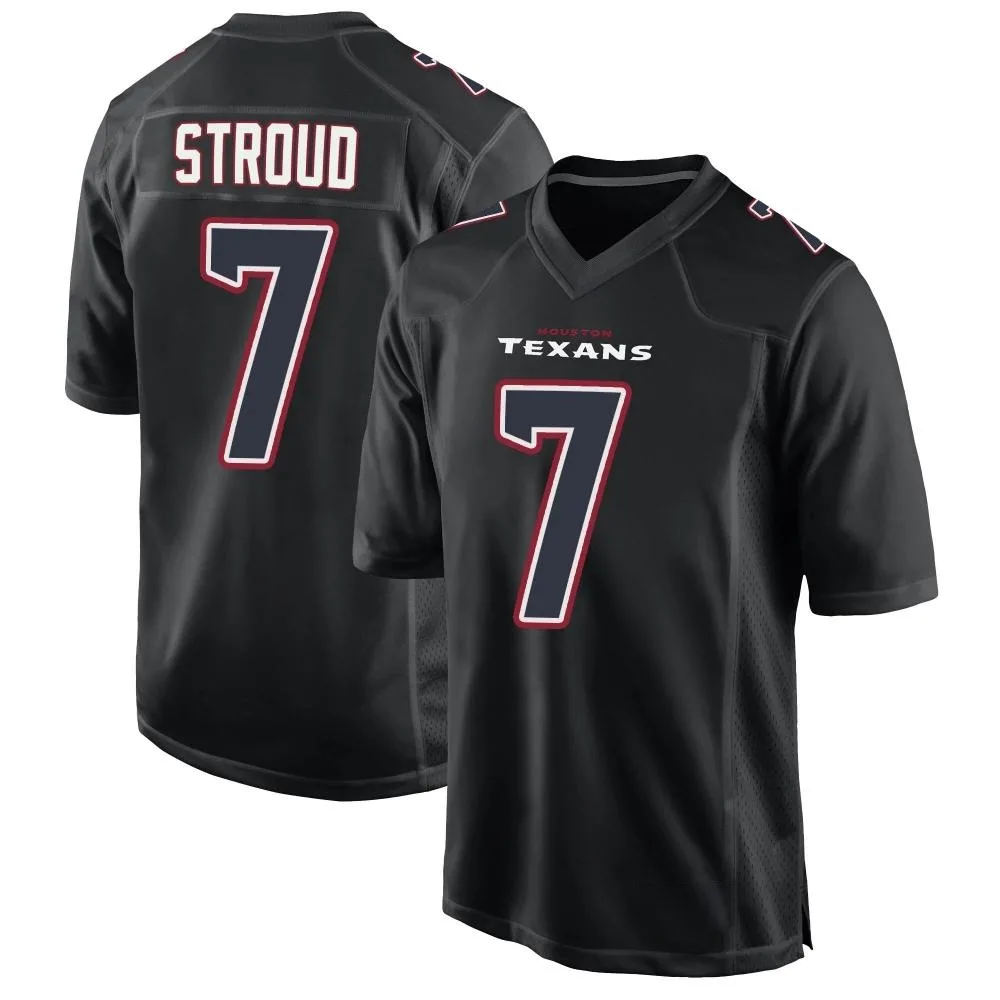 Men's Houston Texans C.j. Stroud Nike Fashion Game Black Jersey Men's Houston Texans C.j. Stroud Nike Fashion Game Black Jersey