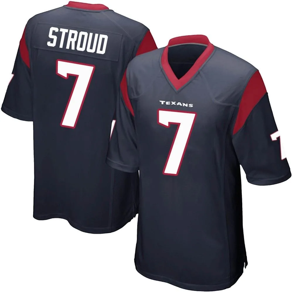Men's Houston Texans C.j. Stroud Nike Team Color Game Navy Blue Jersey Men's Houston Texans C.j. Stroud Nike Team Color Game Navy Blue Jersey