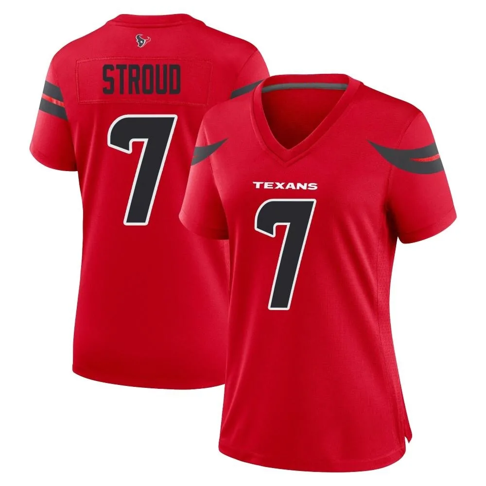 Women's Houston Texans C.j. Stroud Nike Alternate Game Red Jersey Women's Houston Texans C.j. Stroud Nike Alternate Game Red Jersey