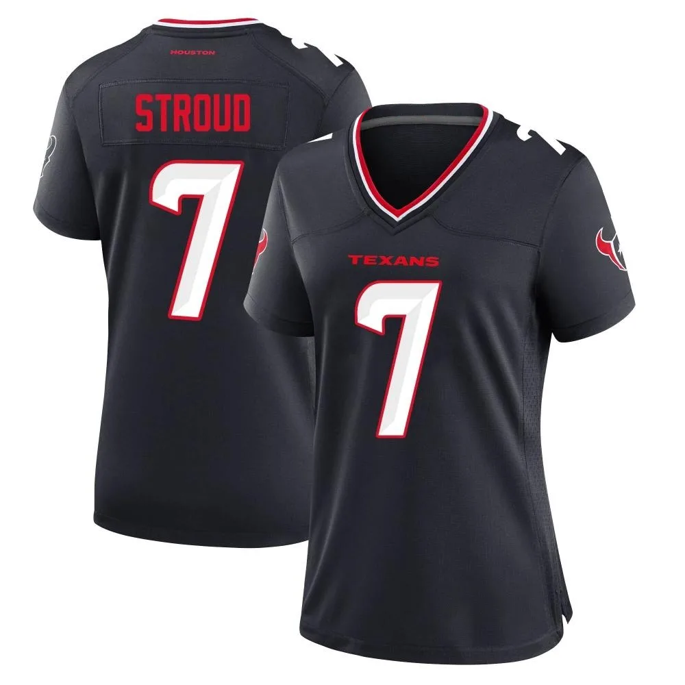 Women's Houston Texans C.j. Stroud Nike Team Game Navy Jersey Women's Houston Texans C.j. Stroud Nike Team Game Navy Jersey