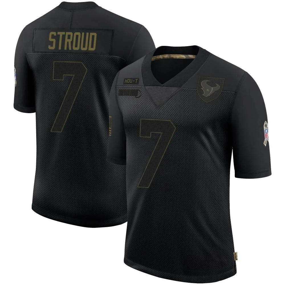 Youth Houston Texans C.j. Stroud Nike 2020 Salute To Service Limited Black Jersey Youth Houston Texans C.j. Stroud Nike 2020 Salute To Service Limited Black Jersey