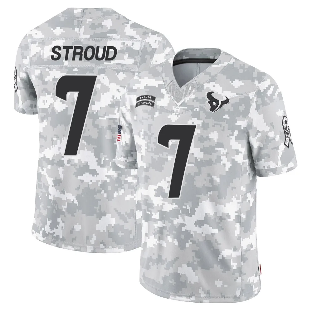 Youth Houston Texans C.j. Stroud Nike 2024 Salute to Service Limited Arctic Camo Jersey Youth Houston Texans C.j. Stroud Nike 2024 Salute to Service Limited Arctic Camo Jersey