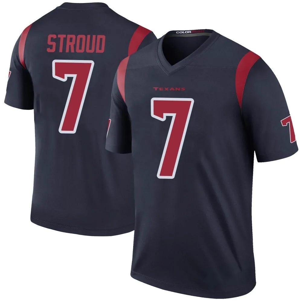 Youth Houston Texans C.j. Stroud Nike Color Rush Legend Navy Jersey Youth Houston Texans C.j. Stroud Nike Color Rush Legend Navy Jersey