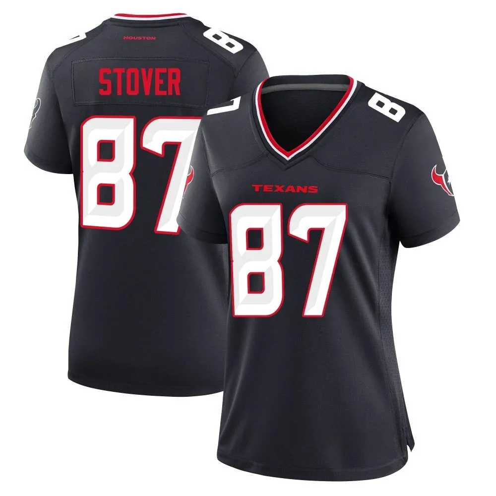 Women's Houston Texans Cade Stover Nike Team Game Navy Jersey Women's Houston Texans Cade Stover Nike Team Game Navy Jersey