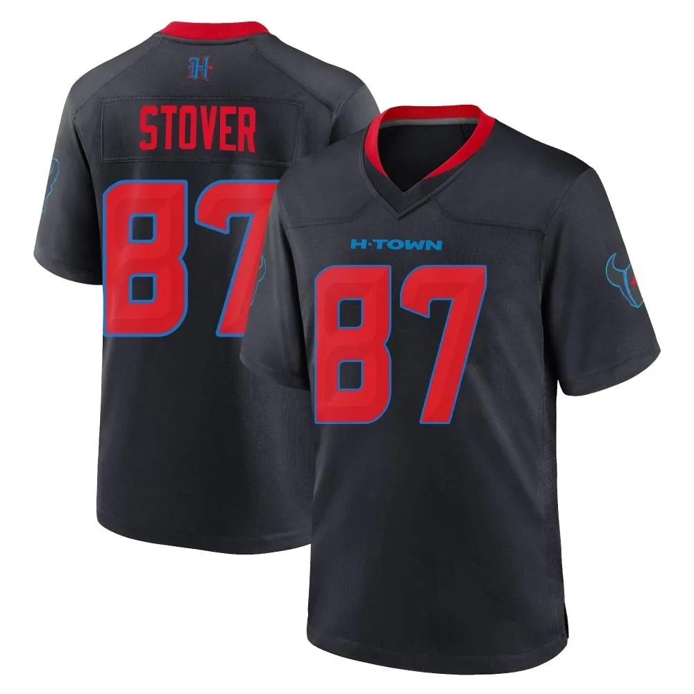 Youth Houston Texans Cade Stover Nike 2nd Alternate Game Navy Jersey Youth Houston Texans Cade Stover Nike 2nd Alternate Game Navy Jersey