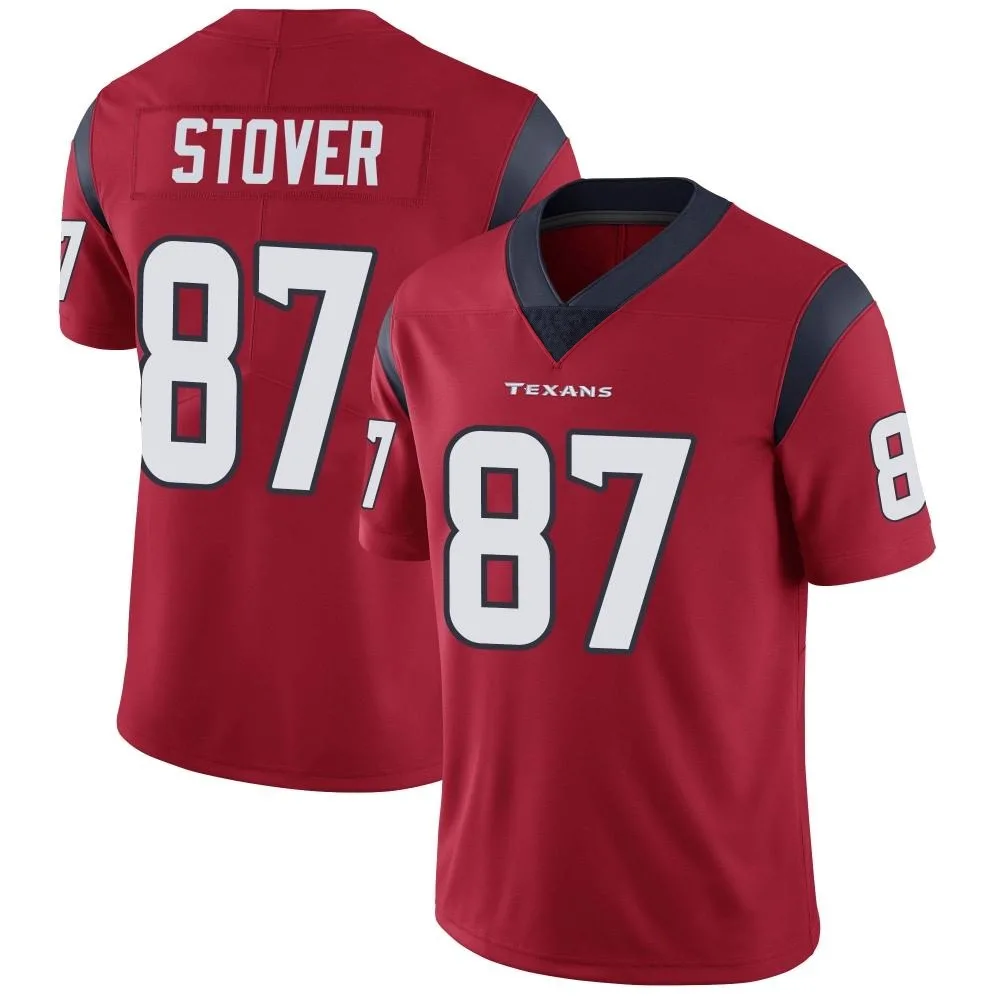 Youth Houston Texans Cade Stover Nike Alternate Vapor Untouchable Limited Red Jersey Youth Houston Texans Cade Stover Nike Alternate Vapor Untouchable Limited Red Jersey