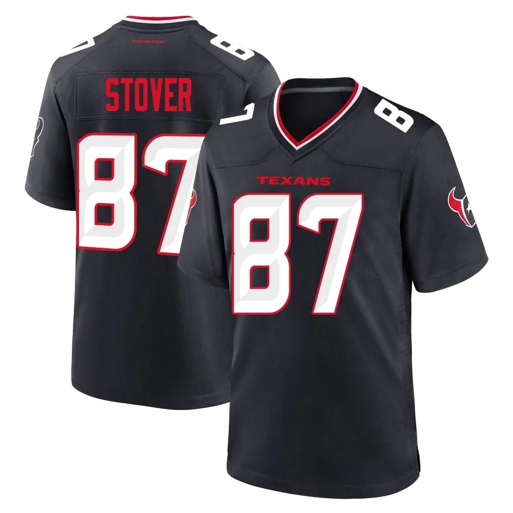 Youth Houston Texans Cade Stover Nike Team Game Navy Jersey Youth Houston Texans Cade Stover Nike Team Game Navy Jersey