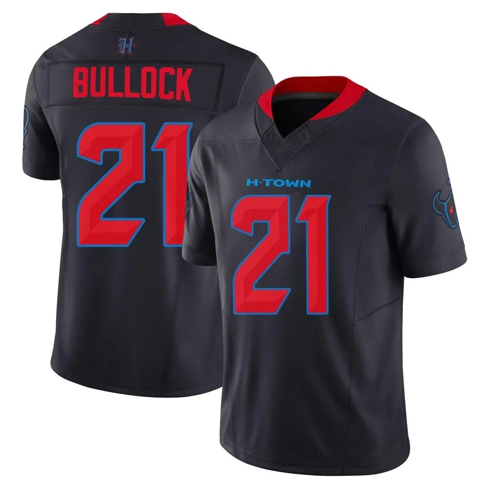 Men's Houston Texans Calen Bullock Nike 2nd Alternate Vapor F.U.S.E. Limited Navy Jersey Men's Houston Texans Calen Bullock Nike 2nd Alternate Vapor F.U.S.E. Limited Navy Jersey