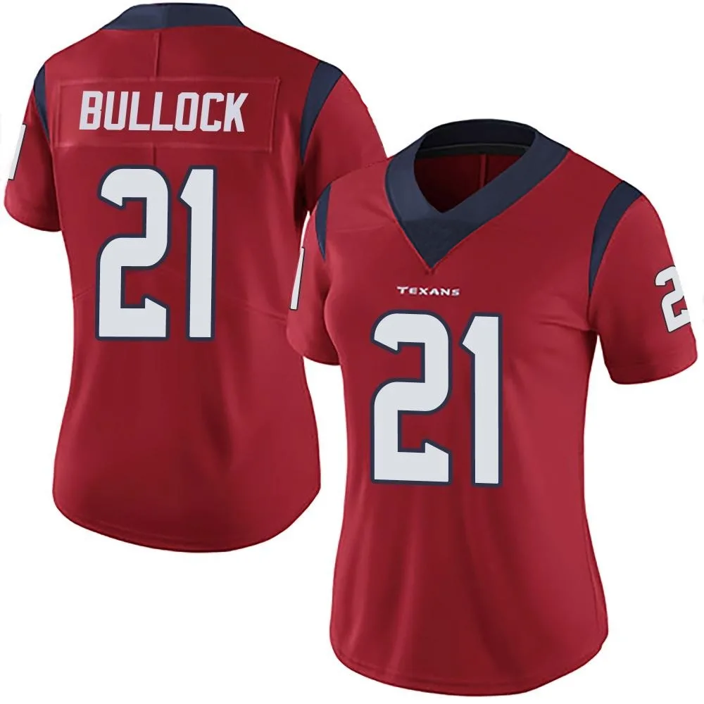 Women's Houston Texans Calen Bullock Nike Alternate Vapor Untouchable Limited Red Jersey Women's Houston Texans Calen Bullock Nike Alternate Vapor Untouchable Limited Red Jersey