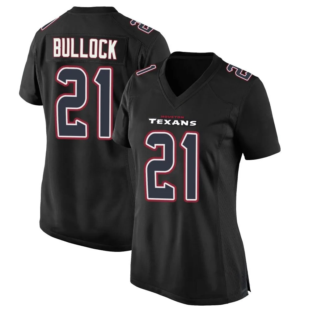 Women's Houston Texans Calen Bullock Nike Fashion Game Black Jersey Women's Houston Texans Calen Bullock Nike Fashion Game Black Jersey