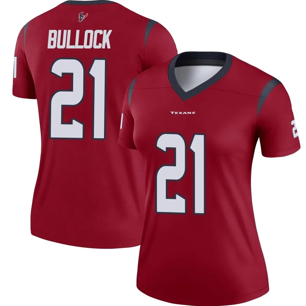 Women's Houston Texans Calen Bullock Nike Legend Red Jersey Women's Houston Texans Calen Bullock Nike Legend Red Jersey