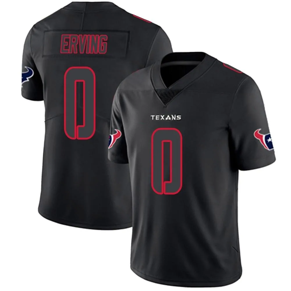 Men's Houston Texans Cameron Erving Nike Limited Black Impact Jersey Men's Houston Texans Cameron Erving Nike Limited Black Impact Jersey