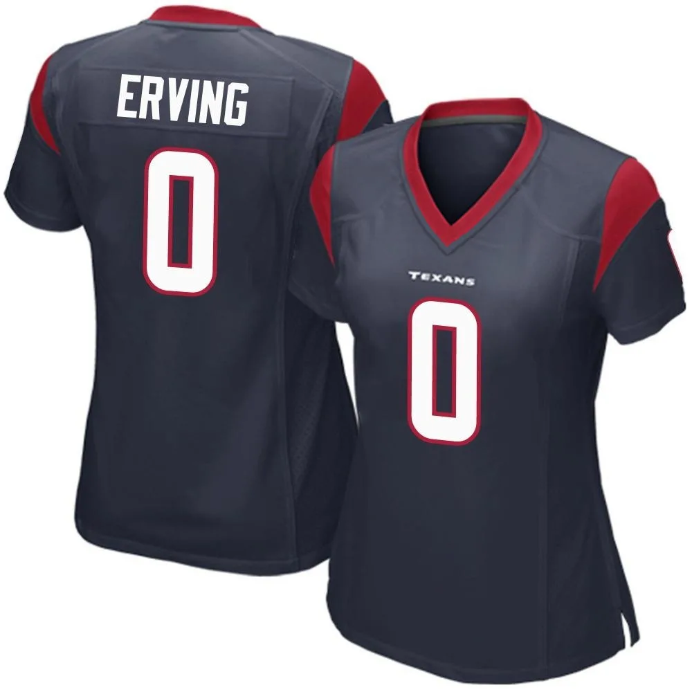 Women's Houston Texans Cameron Erving Nike Team Color Game Navy Blue Jersey Women's Houston Texans Cameron Erving Nike Team Color Game Navy Blue Jersey