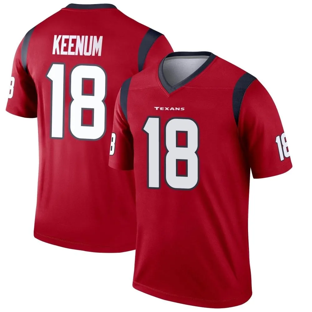 Men's Houston Texans Case Keenum Nike Legend Red Jersey Men's Houston Texans Case Keenum Nike Legend Red Jersey