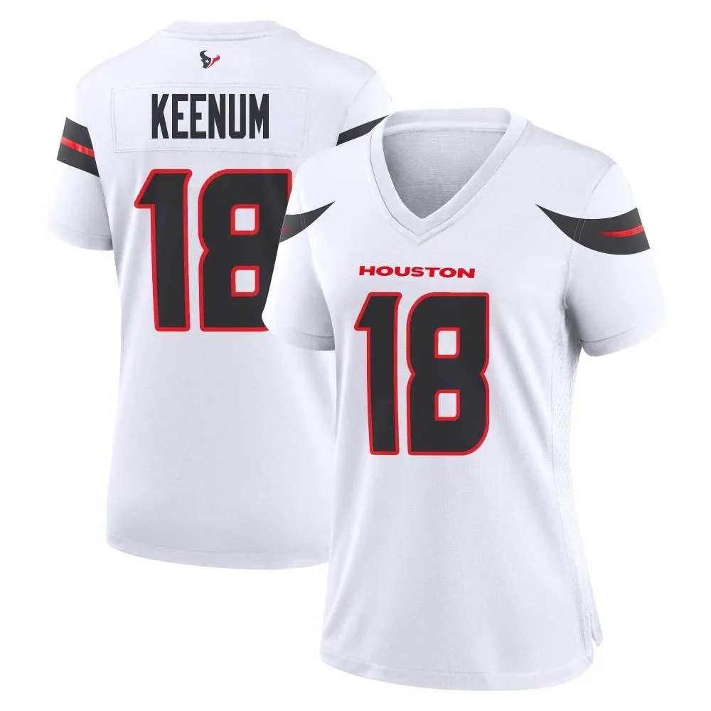 Women's Houston Texans Case Keenum Nike Game White Jersey Women's Houston Texans Case Keenum Nike Game White Jersey