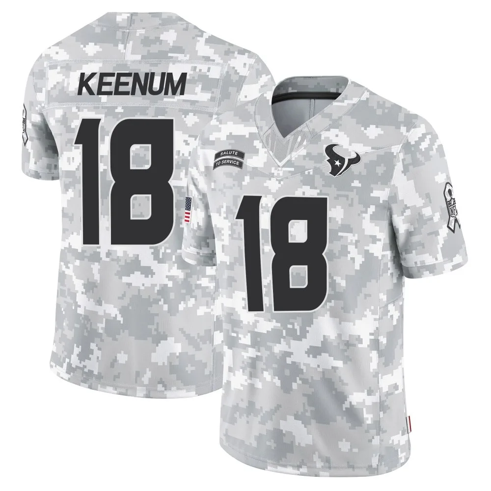 Youth Houston Texans Case Keenum Nike 2024 Salute to Service Limited Arctic Camo Jersey Youth Houston Texans Case Keenum Nike 2024 Salute to Service Limited Arctic Camo Jersey