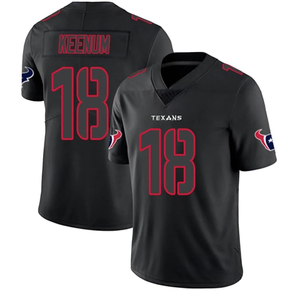 Youth Houston Texans Case Keenum Nike Limited Black Impact Jersey Youth Houston Texans Case Keenum Nike Limited Black Impact Jersey